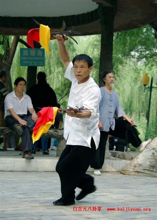 张保华师兄演练八卦钺