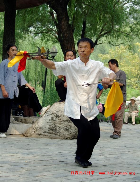 张保华师兄演练八卦钺