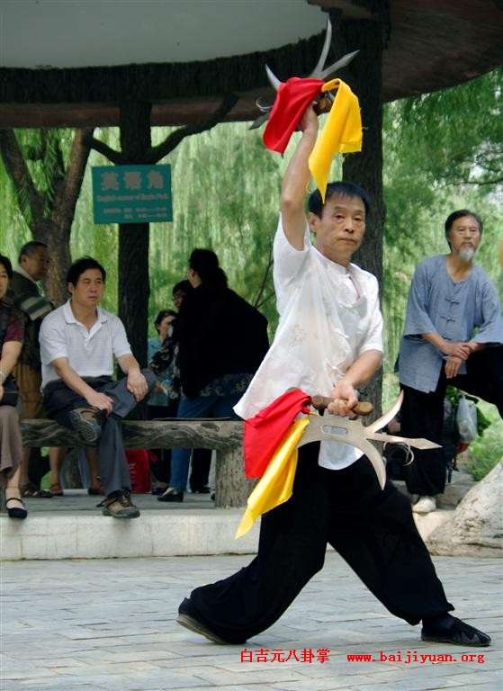 张保华师兄演练八卦钺