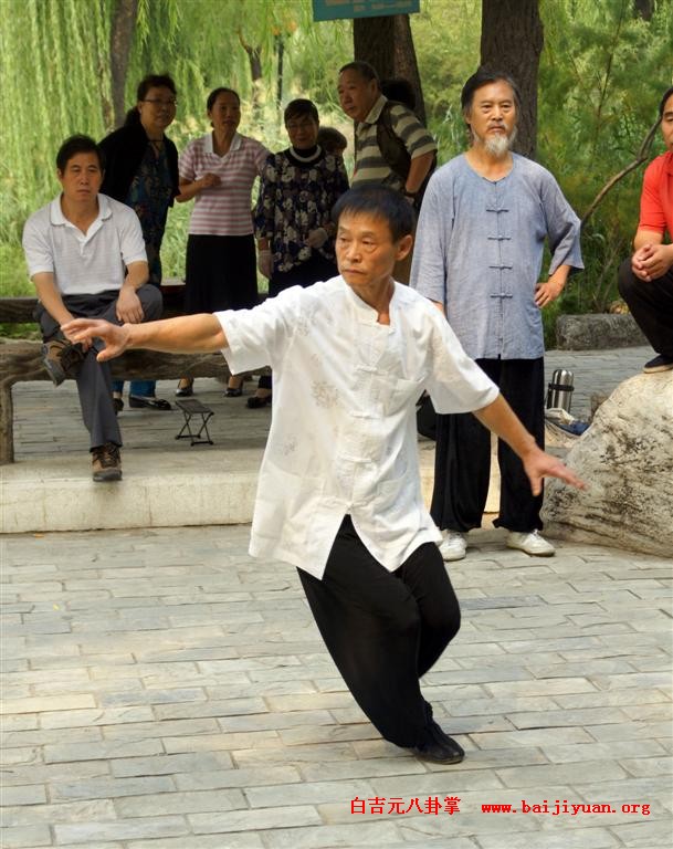 张保华师兄演练八卦钺