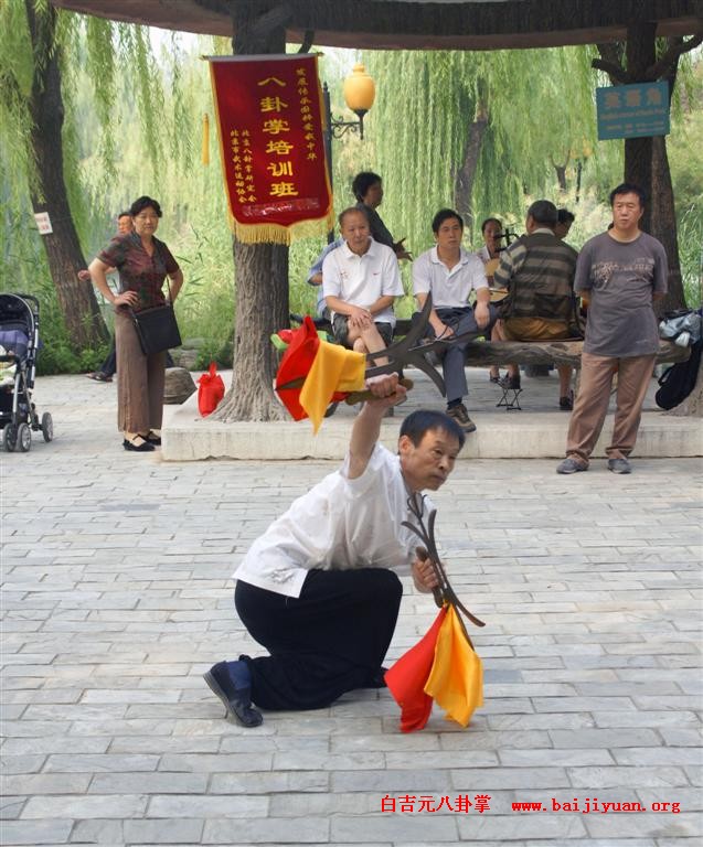 张保华师兄演练八卦钺