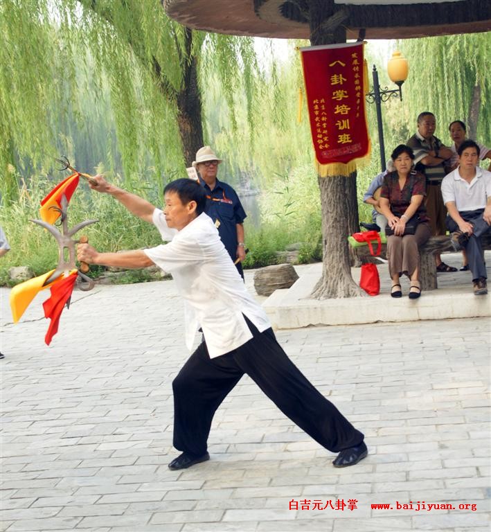 张保华师兄演练八卦钺