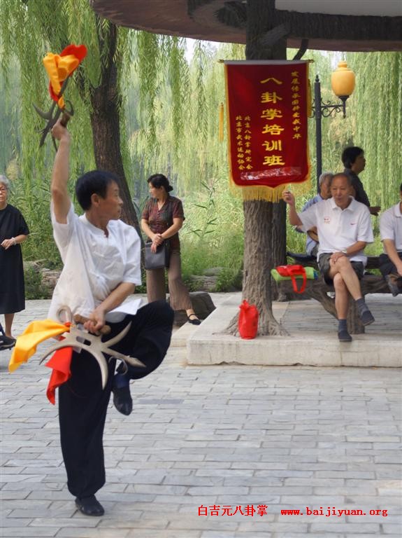 张保华师兄演练八卦钺